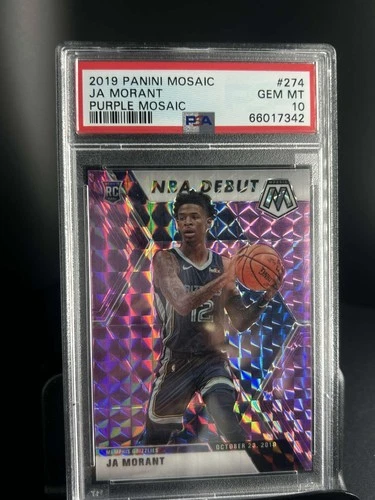 2019-20 Panini Mosaic - NBA Debut Ja Morant #274 Purple Prizm /49 (RC)