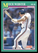 1991 Score #594 Mitch Webster