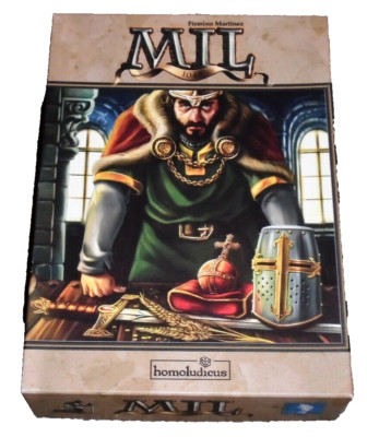 MIL 1049: HOMOLUDICUS MITTELALTERLICHES STRATEGIESPIEL - NEU VERSIEGELTER INHALT KOSTENLOSER VERSAND IN UK
