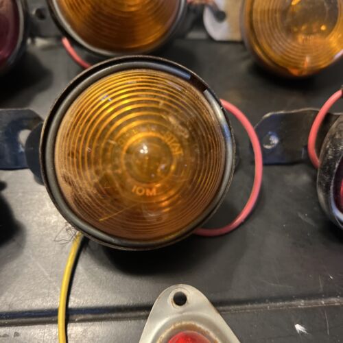Vintage SIGNAL-STAT 10M AMBER LENS Beehive Plus Others 12 Total - Picture 6 of 7