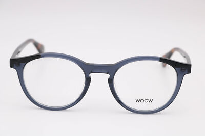 Woow Speak Easy 1 Blue Round 1126 Eyeglasses Frames 49-20-145
