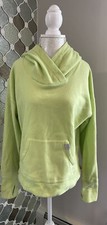 Victorias Secret VSX Sport Green Fleece Hoodie Thumb Holes Pockets M
