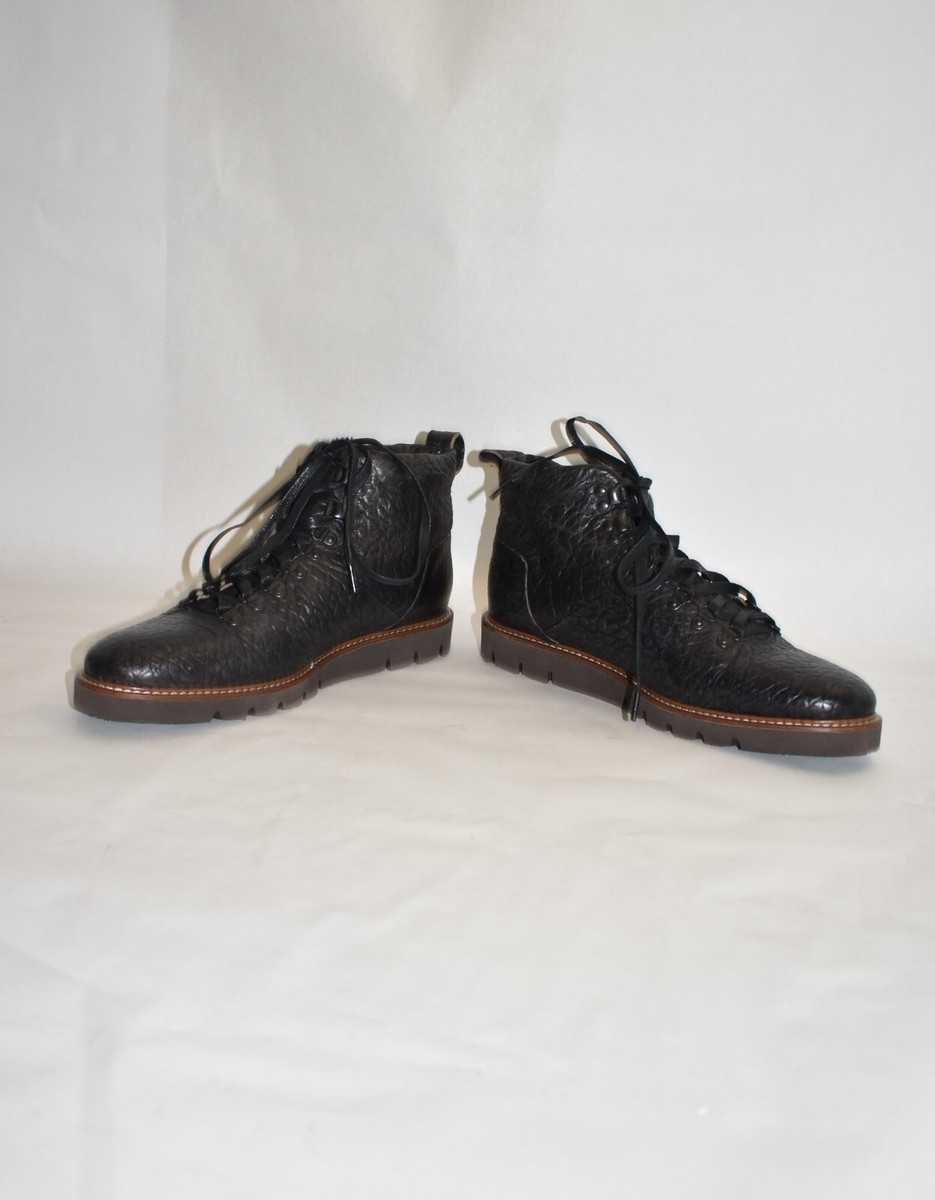 $400 Ross & Snow Stefano Hiking Boot with Genuine Shearling Insole BLACK 9 (ME1) $400 Ross & Snow Stefano Hiking Boot with Genuine Shearling  main image 2