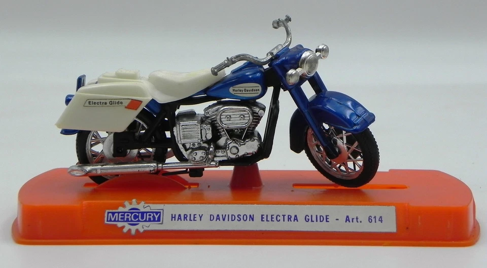 Mercury moto Harley Davidson Electra Glide art. 614 scala 1/24 MIB motorcycle - Immagine 2 di 4