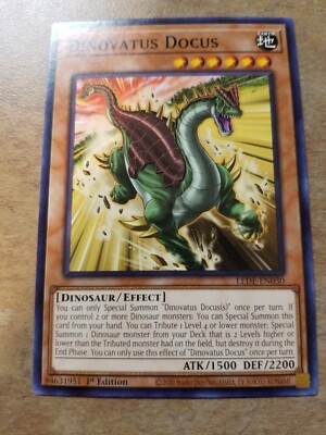 Yugioh! Legacy of Destruction: Dinovatus Docus | eBay Yugioh! Legacy of Destruction: Dinovatus Docus | eBay