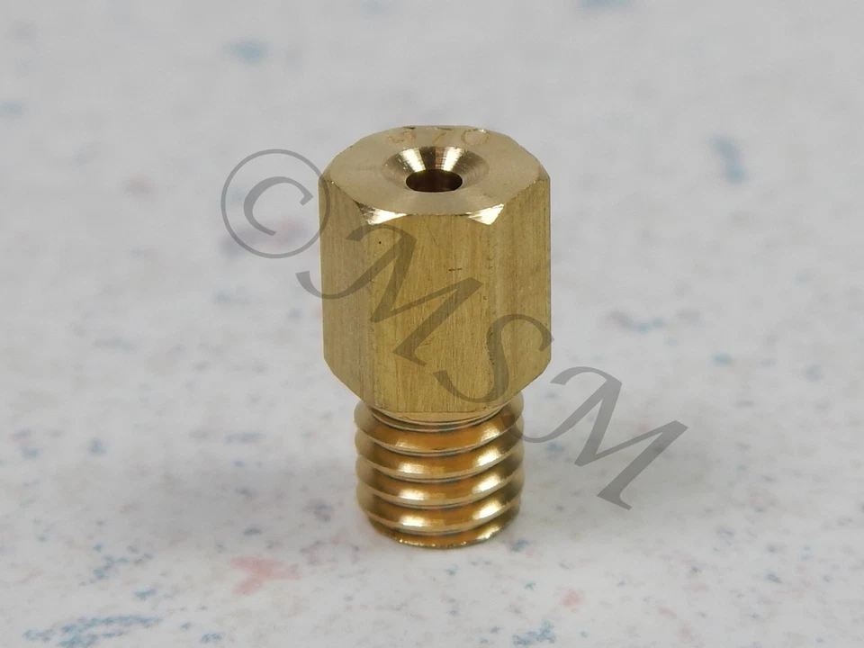 YAMAHA NEW K&L MIKUNI CARB CARBURETOR 4/042 LARGE HEX MAIN JET #370 18-4447 - Image 3 of 4