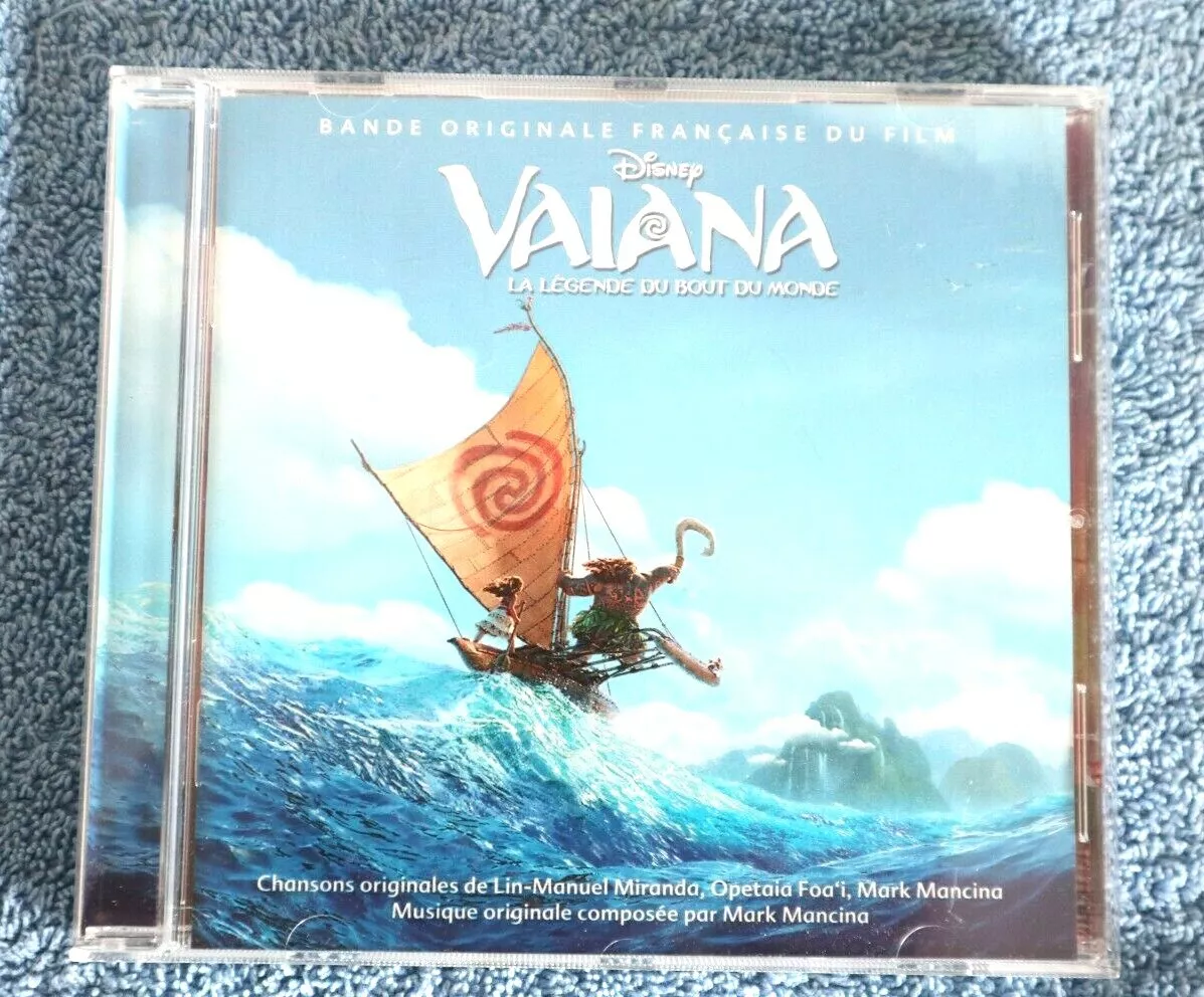 Vaiana La Légende Du Bout Du Monde Tulou Tagaloa CD VAIANA Disney La Légende du Bout du Monde 2016 Mark Mancina Musique Film | eBay