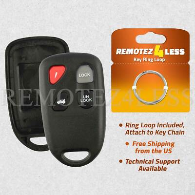 Key Fob Shell Case – Fits 2002-2005 Mazda Miata – Remote Cover – No Programming Needed