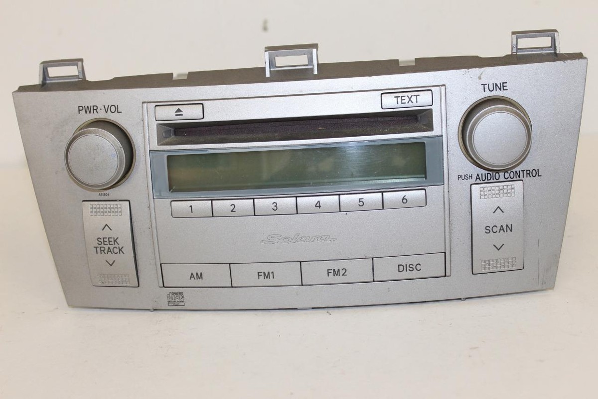 2004-2006 TOYOTA SOLARA RADIO STEREO CD PLAYER 86120-AA140 | eBay