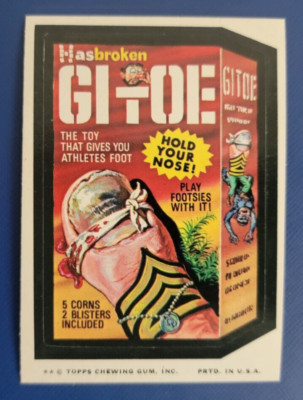 1974 WACKY PACKAGES SERIES 9 TAN BACK GI TOE NM/MT | eBay