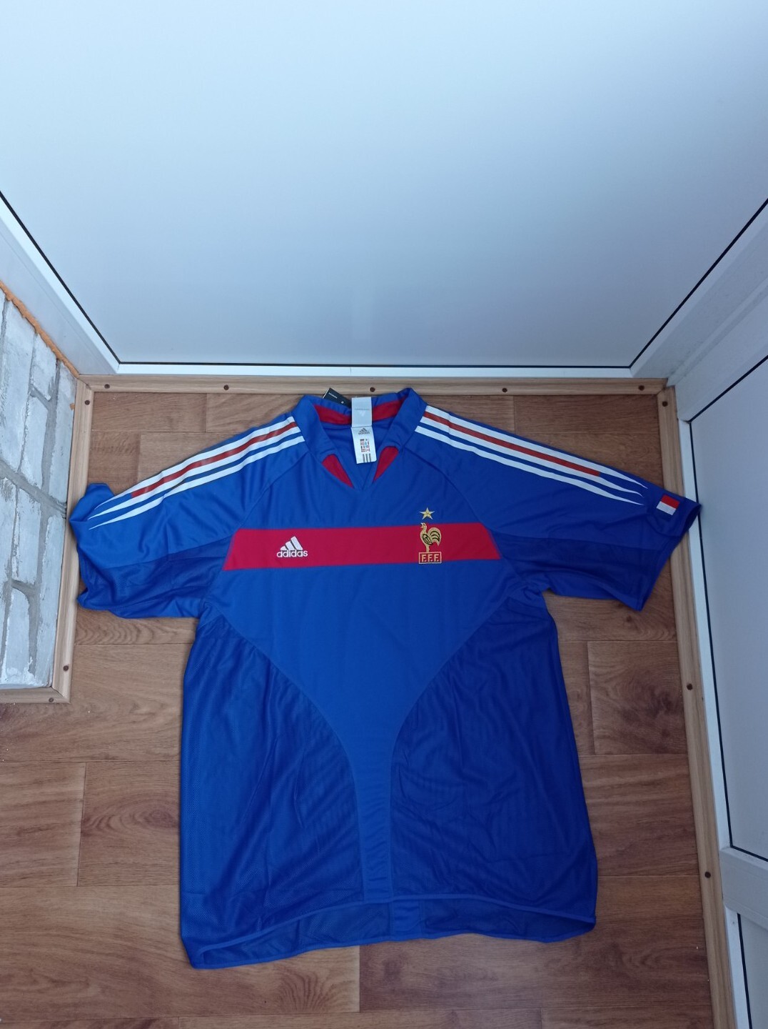 2004 2006 France National Home Adidas  Home Soccer Jersey Shirt Sz XL Replica