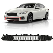 For 2014 2015 2016 2017 Infiniti Q50 Sport Front Bumper Lower Grille Grill