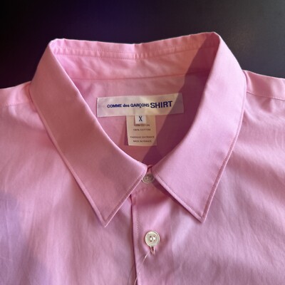 Comme des Garçons SHIRT Forever Poplin Shirt Light Pink Size