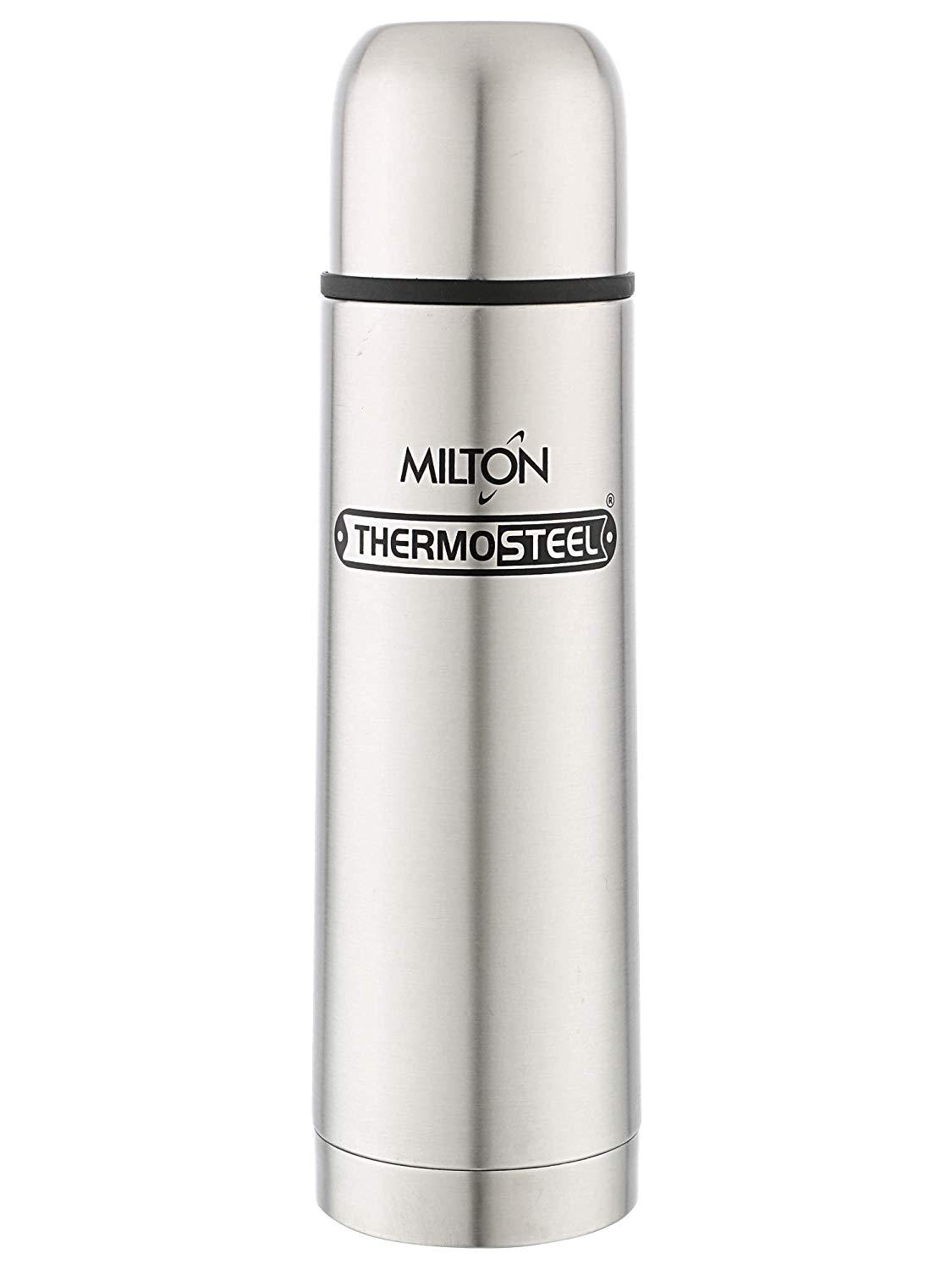 milton thermosteel flask with plain lid