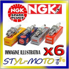 Set 6 Bougies NGK Spark Plug BKR6EQUP BMW 520 I E39 2.0 110 Kw M52 B20 2002