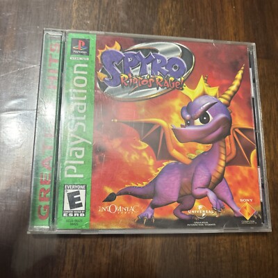 Spyro Ripto's Rage [Greatest Hits] - Playstation 1 PS1 - Complete in Box CIB
