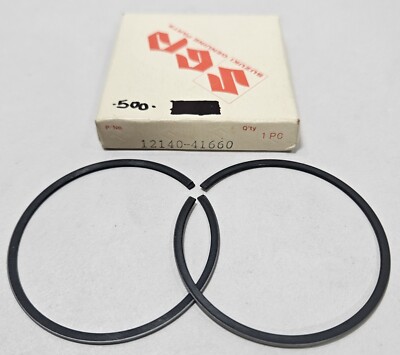1 NEW 1975-1978 Genuine Suzuki RM 125 STD Standard Rings RM125 OEM ...