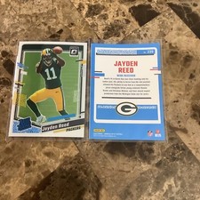 2023 Donruss Optic NFL Jayden Reed Rated Rookie Base #239 RC! Packers B-19-