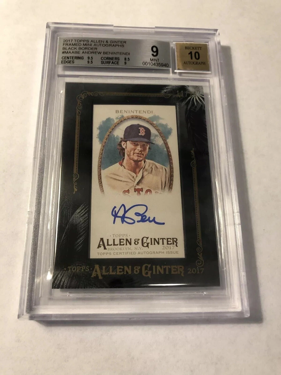 Andrew Benintendi Autograph Baseball Cards for sale | eBay