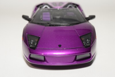 B13 1:18 MAISTO LAMBORGHINI MURCIELAGO ROADSTER PURPLE EXC. COND