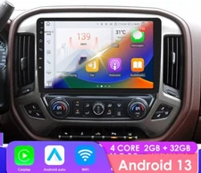 Large Screen Car Stereo Radio GPS For 2014-2018 Chevrolet Silverado GMC Sierra