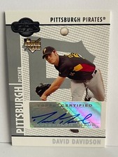 2008 Topps Co-Signers Rookie Card Auto Dave Davidson #102 Pittsburgh Pirates A