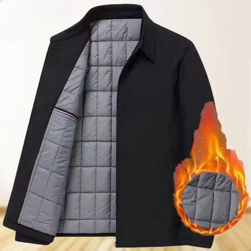 Herren Freizeit Business Mantel Männer Klassisch Elegant Herren Winterjacke Social Blazer - Bild 6 von 19