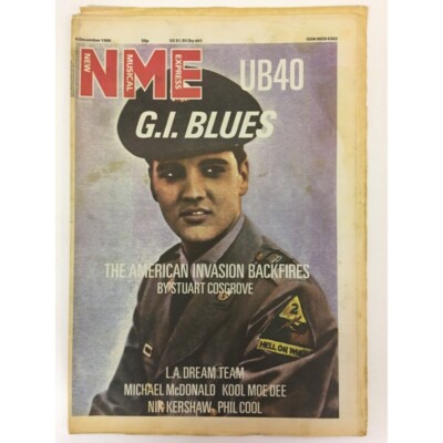 NEW MUSICAL EXPRESS NME MAGAZINE 6 DECEMBER 1986 npbox0063 UB40 LS