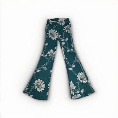 Free People Movement Leggings Size XS Floral Mellow Mood Print Flare Leg Pants