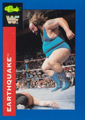 Earthquake 1991 Classic WWF Superstars Card #92 WWE All Japan Pro