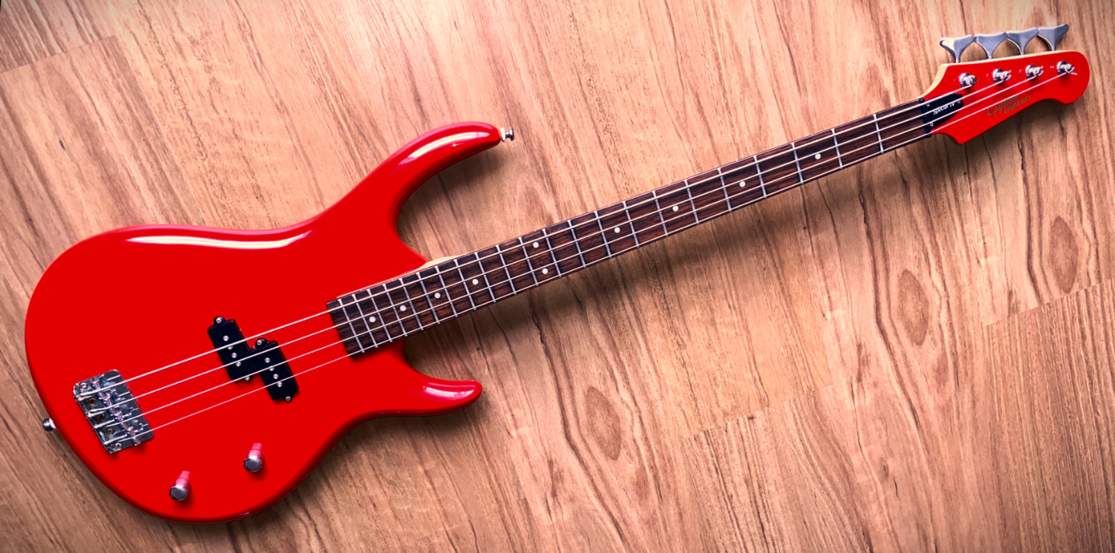 Epiphone Embassy Special IV Bass Guitar Stunning Candy Apple Red! Hard to Find!