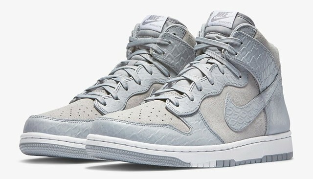 nike high dunk grey