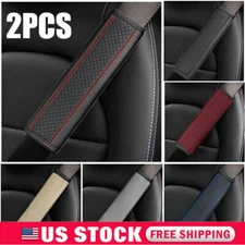 2Pcs Car Seat Belt Cover Strap Pad Shoulder Comfort Cushion Harness Accessories