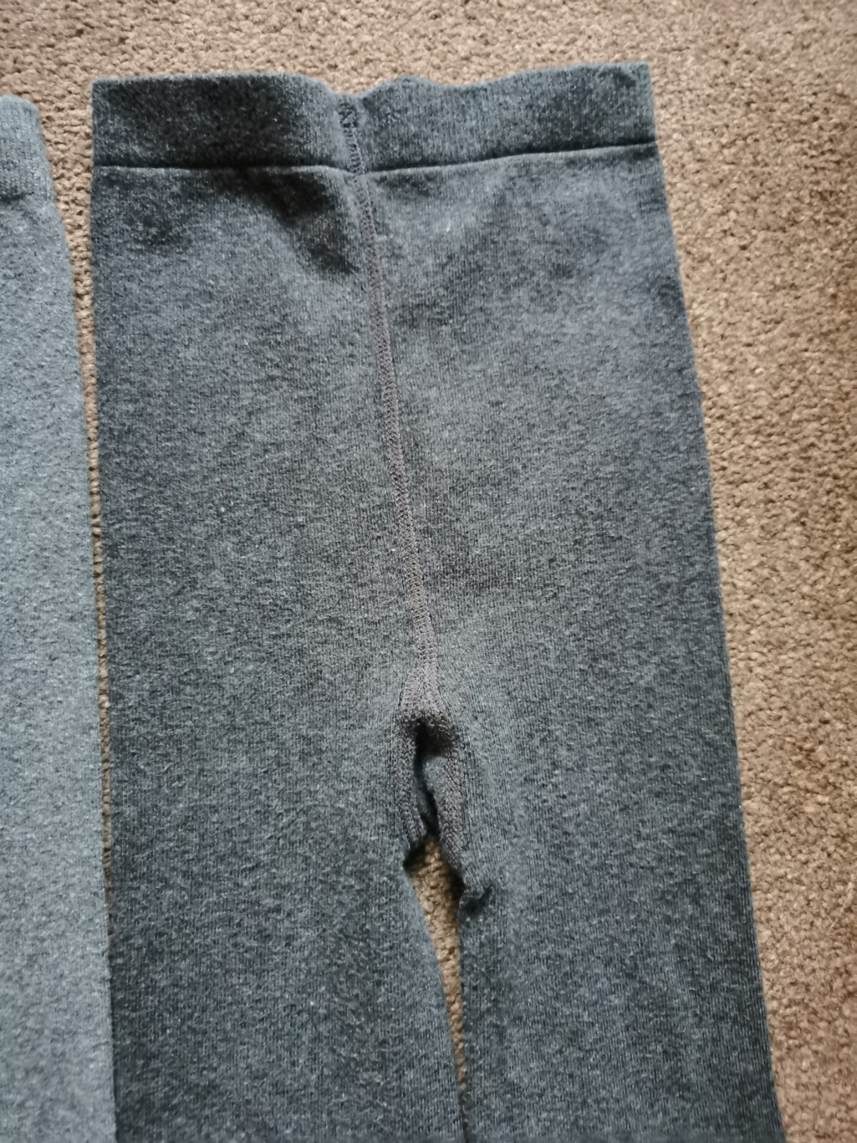 GIRLS BUNDLE OF 3 GREY THICK SCHOOL TIGHTS MARKS & SPENCERS 1112 YRS