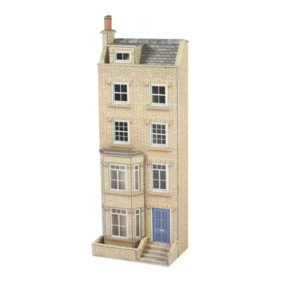 Metcalfe PO373 Low Relief Town House Georgian-Style Building OO Gauge Kit
