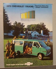 1972 Chevrolet Trucks Sportvan, Chevy Van Camper Conversions Sales Folder