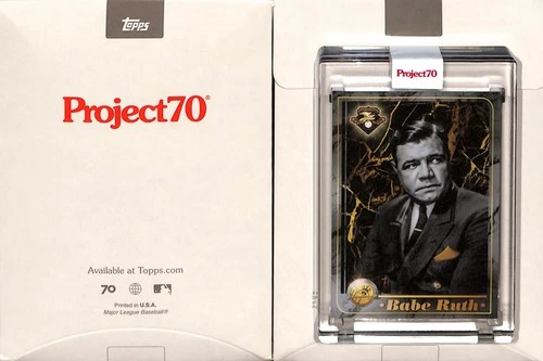 2021 TOPPS PROJECT 70 #551 2001 BABE RUTH - NEW YORK YANKEES - MIKAEL B
