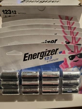  72 CR123 Batteries Energizer 3v Lithium 123 Batteries Bulk 