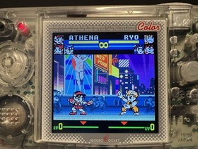 SNK Neo Geo Pocket Color Slim Clear with IPS Screen Mod