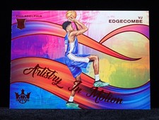 VJ Edgecombe RC 2025-26 Court Kings Basketball Artistry in Motion Ruby 056/149