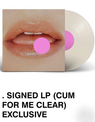 Kesha  SIGNED Cum For Me Clear Vinyl Preorder