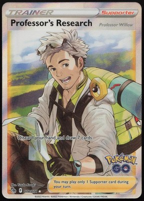 Professor's Research 078/078 Ultra Rare Pokemon GO Pokemon Holo NM/LP