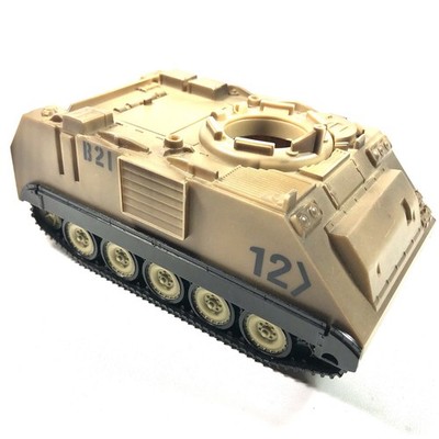 Blue Box Toys Elite Force Desert Armored Vehicle 1/18 Scale Plastic Incomplete