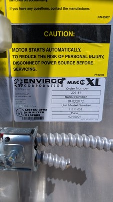 HEPA Filters Mac 10 XL