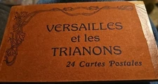 original WW1 VERSAILLES TRIANONS PHOTO POSTCARD ALBUM BOOK WWI France French AEF