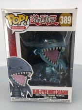 Funko POP! Animación Yu-Gi-Oh! Figura Vinilo Dragón Blanco Ojos Azules #389 DAÑADA