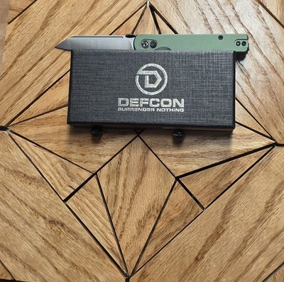 Defcon Operator Folding Knife 3'' 14C28N Sandvik Steel Blade Aluminum Handle