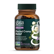 Gaia Herbs Cramp Relief - 60 Vegan Liquid Phyto-Caps for Period Discomfort