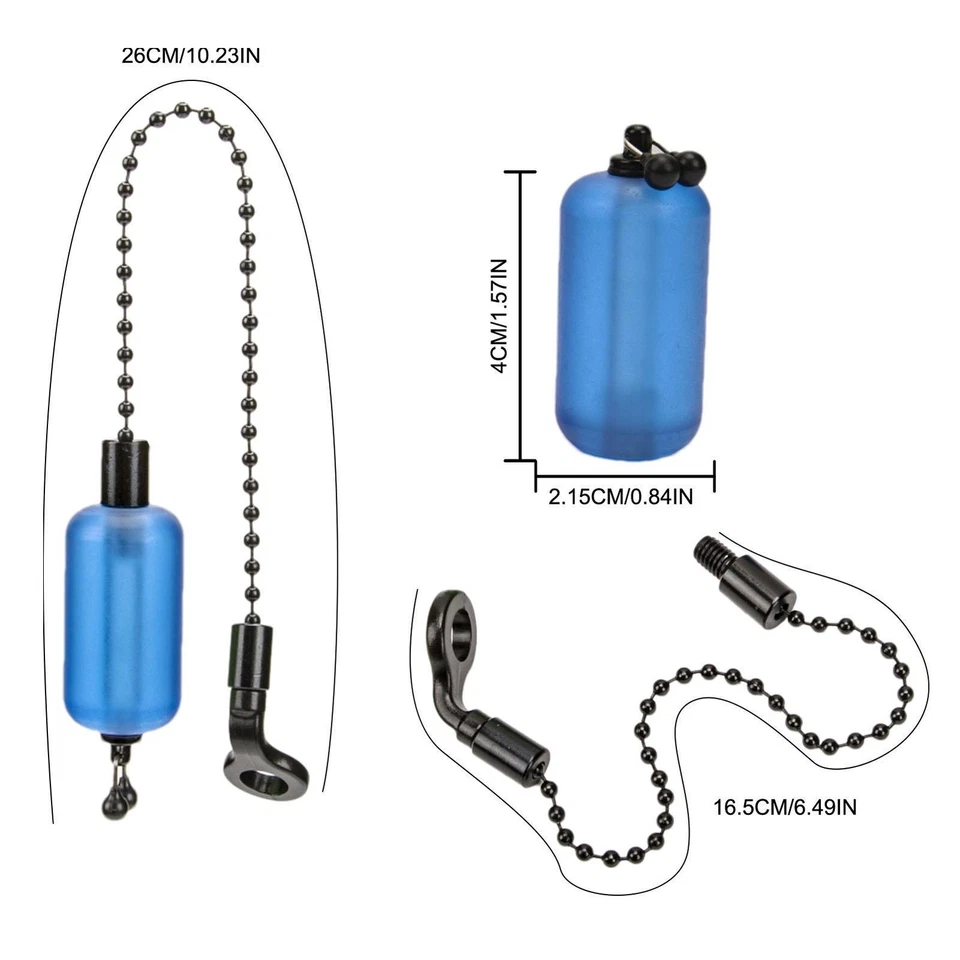 鲤鱼咬伤报警器钓鱼报警器摇摆钢链Bobbins机会 — 第 2/4 张图片