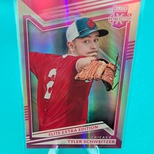 2022 Panini Elite Extra Edition #161 Tyler Schweitzer Pink